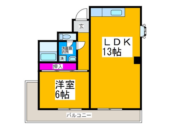 Ｕ．Ｓモンテロ－ザの物件間取画像